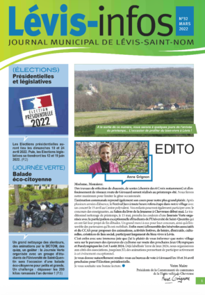 Lévis-Infos Mars 2022